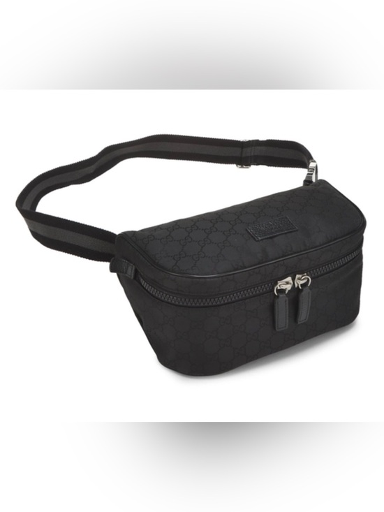 Gucci Other - GUCCI Black GG Nylon Waist Pouch